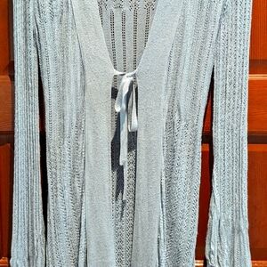 CAbi small long cardigan sweater